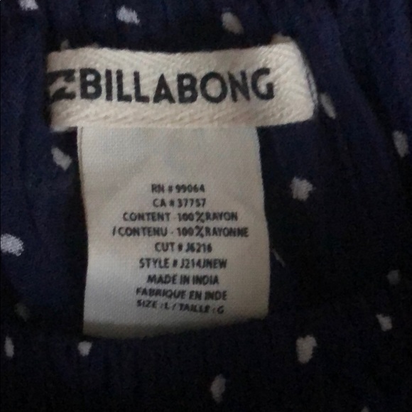 Navy blue Billabong romper - Picture 2 of 4